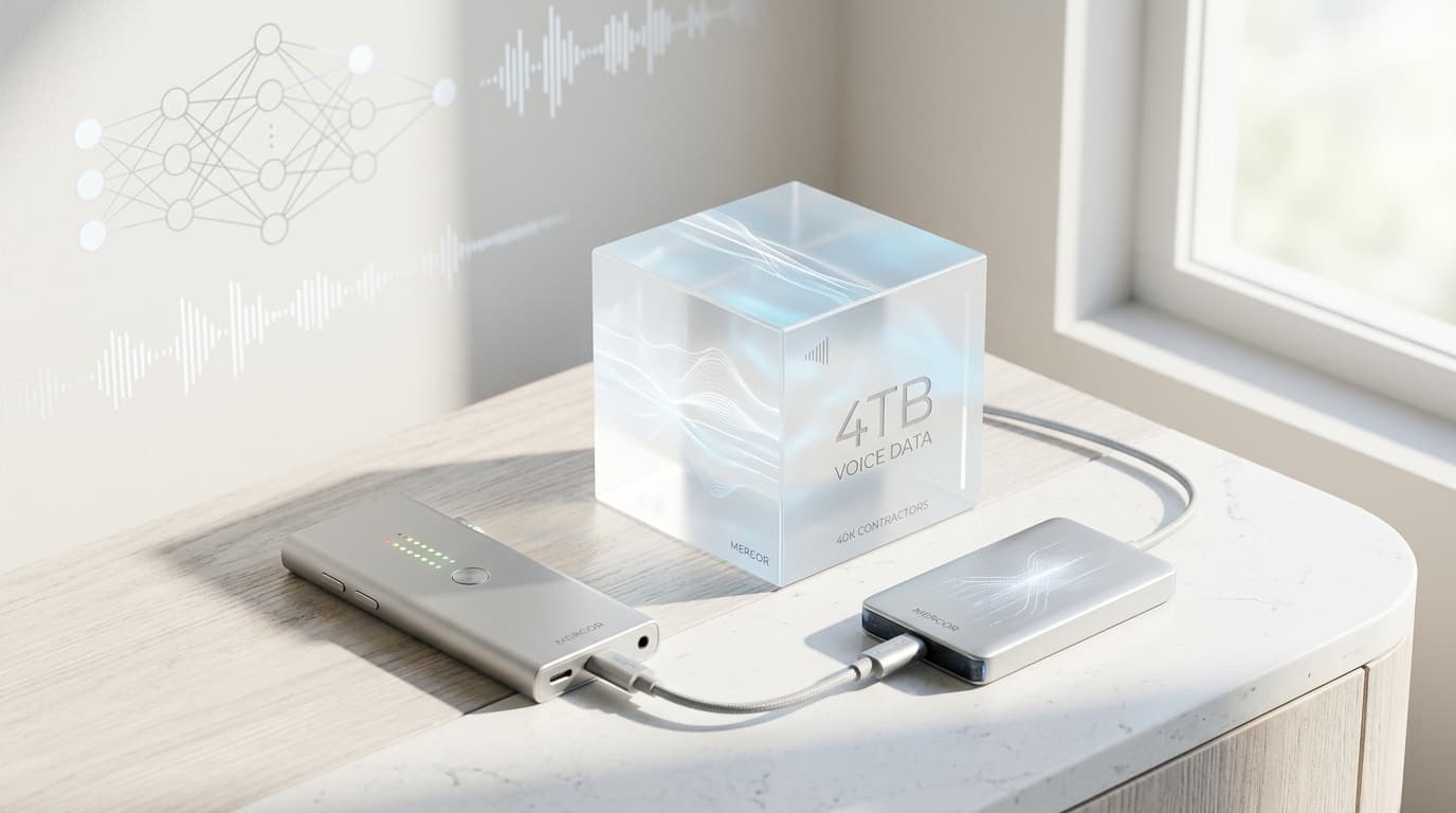 4TB Voice Data Stolen from 40K Mercor AI Contractors