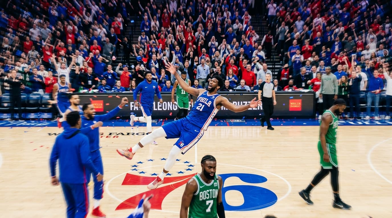 76ers, Embiid Vanquish Celtics in Historic Game 7 Thriller