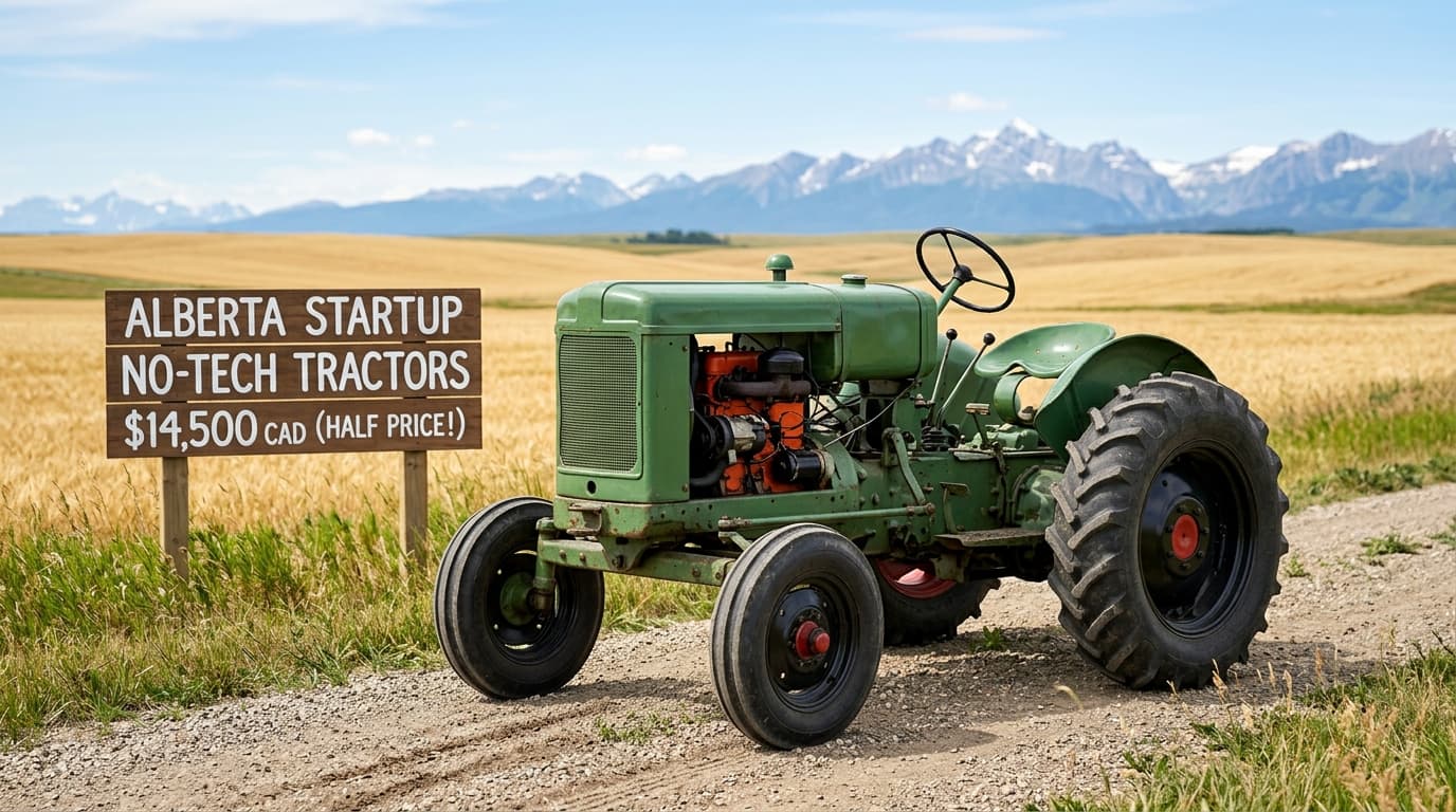 Alberta Startup Sells No-Tech Tractors for Half Price