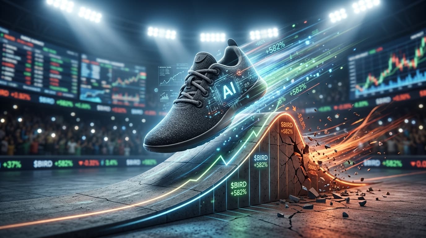 Allbirds AI Pivot: 582% Stock Surge Crashes Hard
