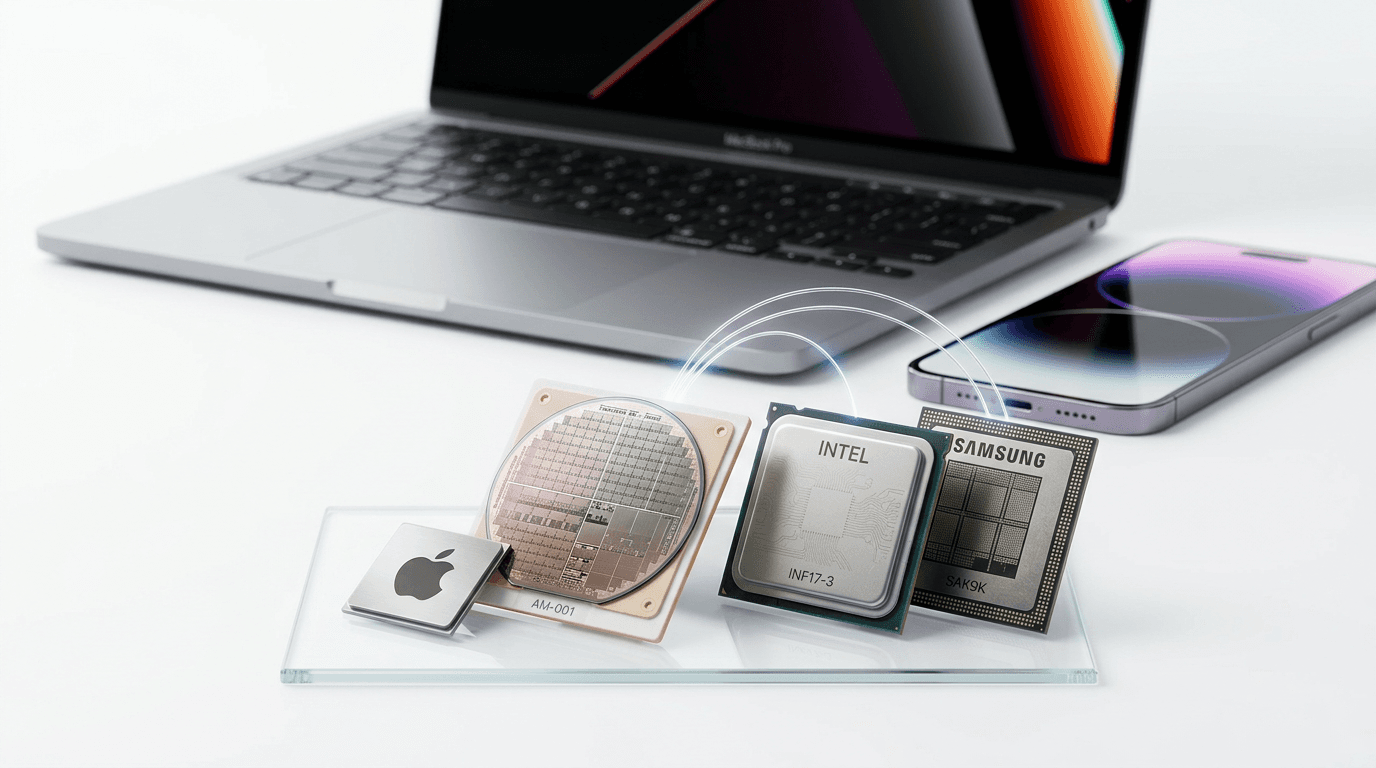 Apple Eyes Intel and Samsung as Backup US Chipmakers