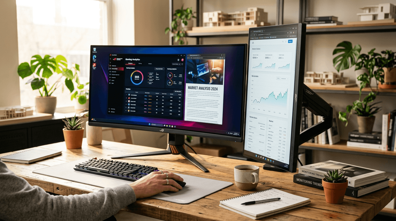 ASUS ROG Strix OLED XG34WCDMS & XG129C: Market Analysis