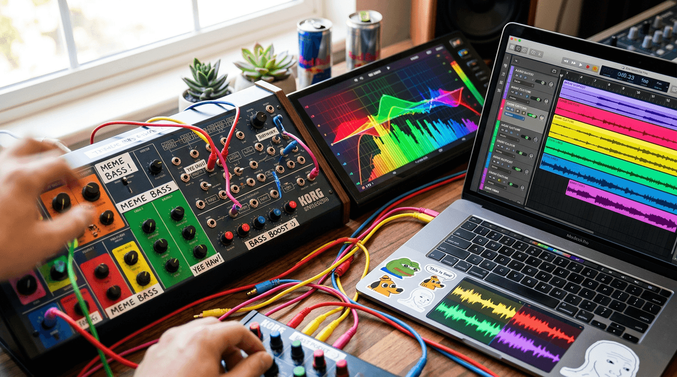 Audio Shitposting: Meme Culture in Music Production