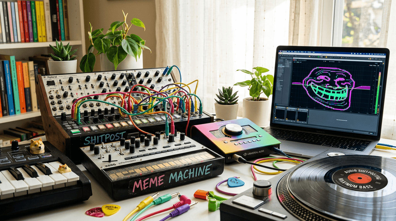 Audio Shitposting: Meme Culture in Music Production