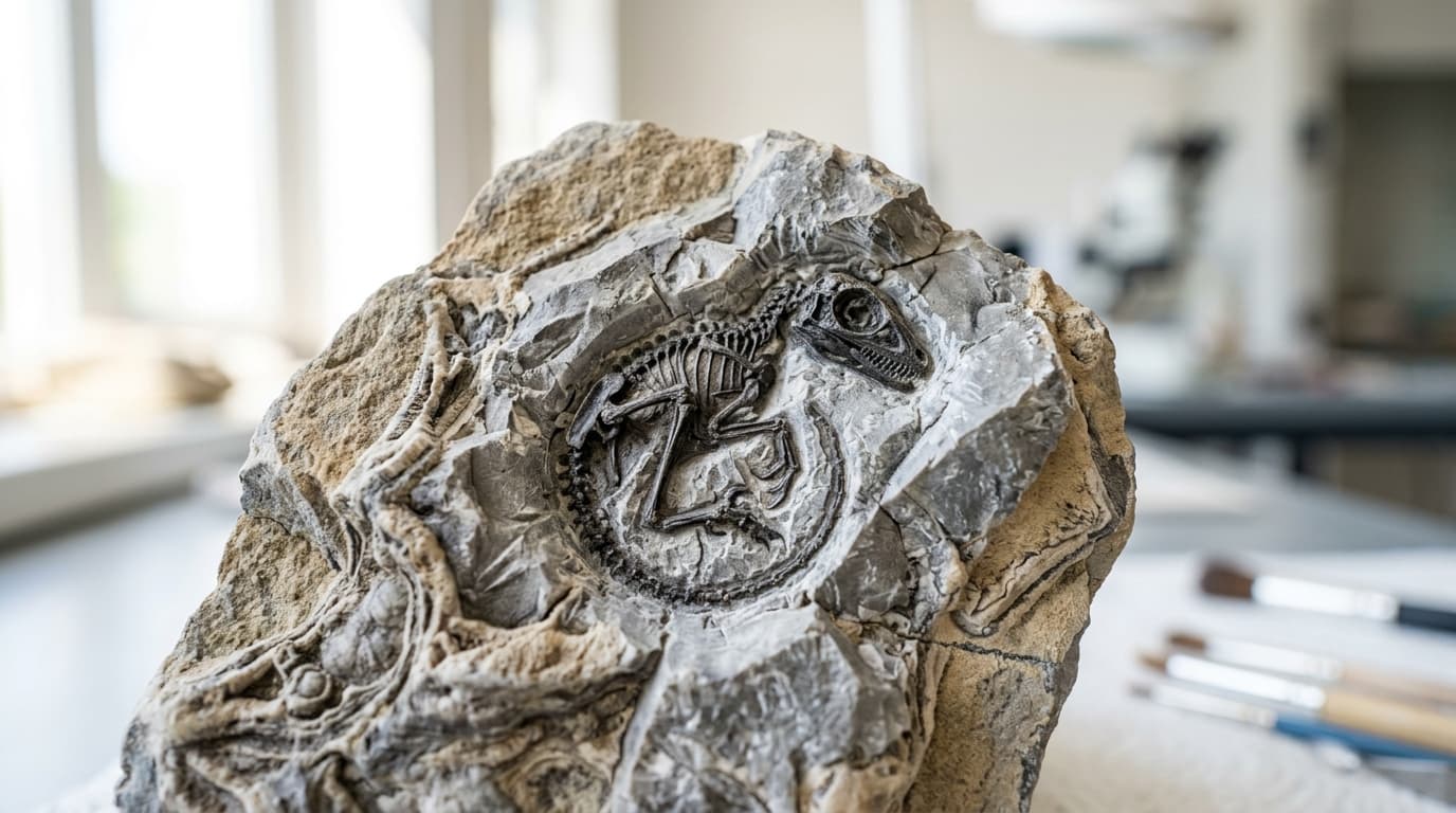 Baby Dinosaur Hidden in Rock Reveals Adorable Secrets