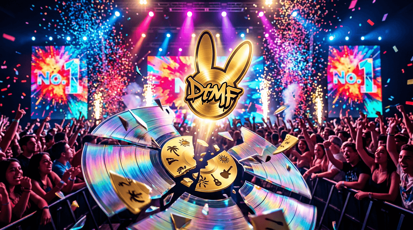Bad Bunny's 'DtMF' Breaks 'Despacito' Record at No. 1
