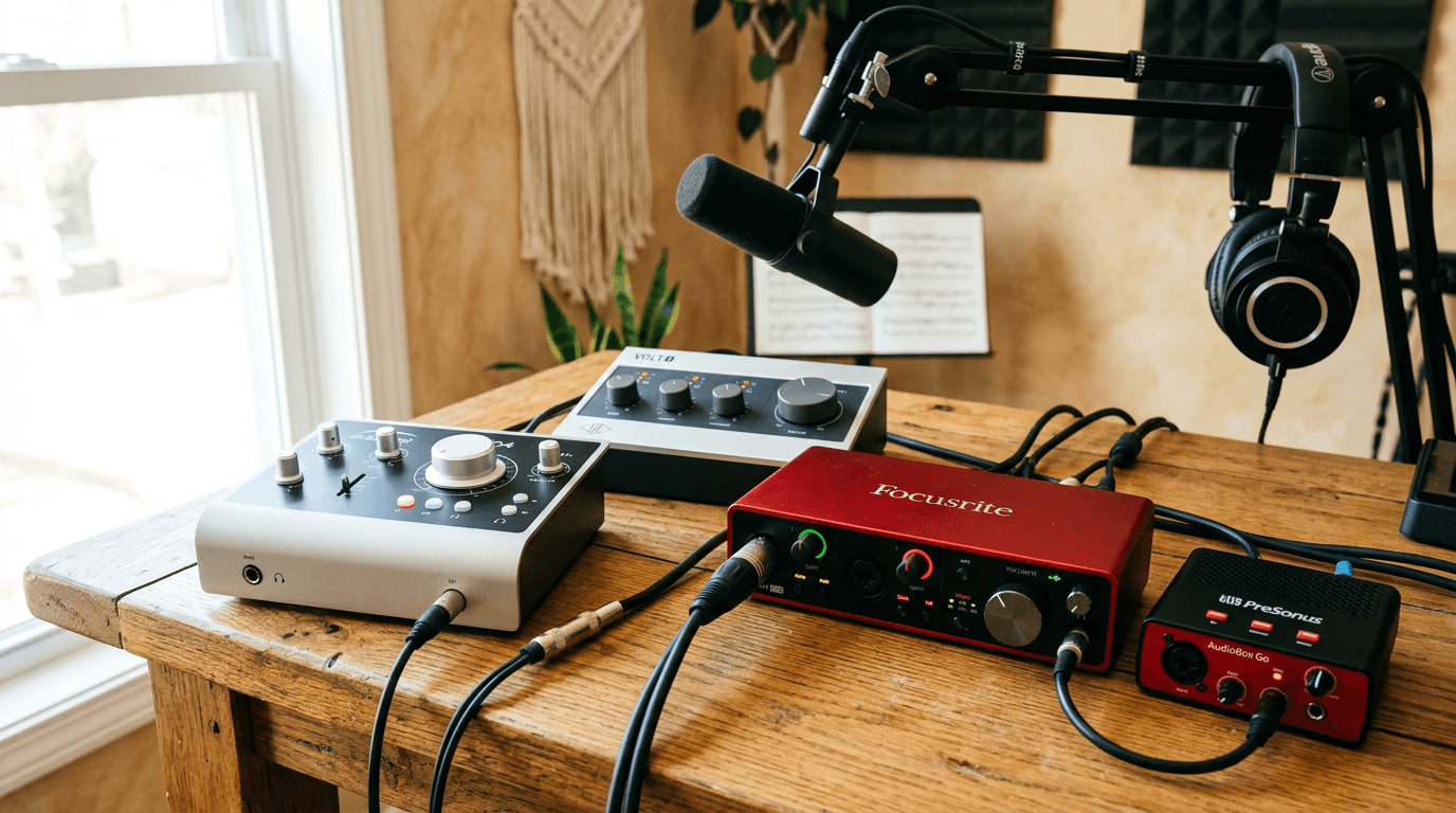 Best Budget Audio Interfaces Under $500 for Home Recording