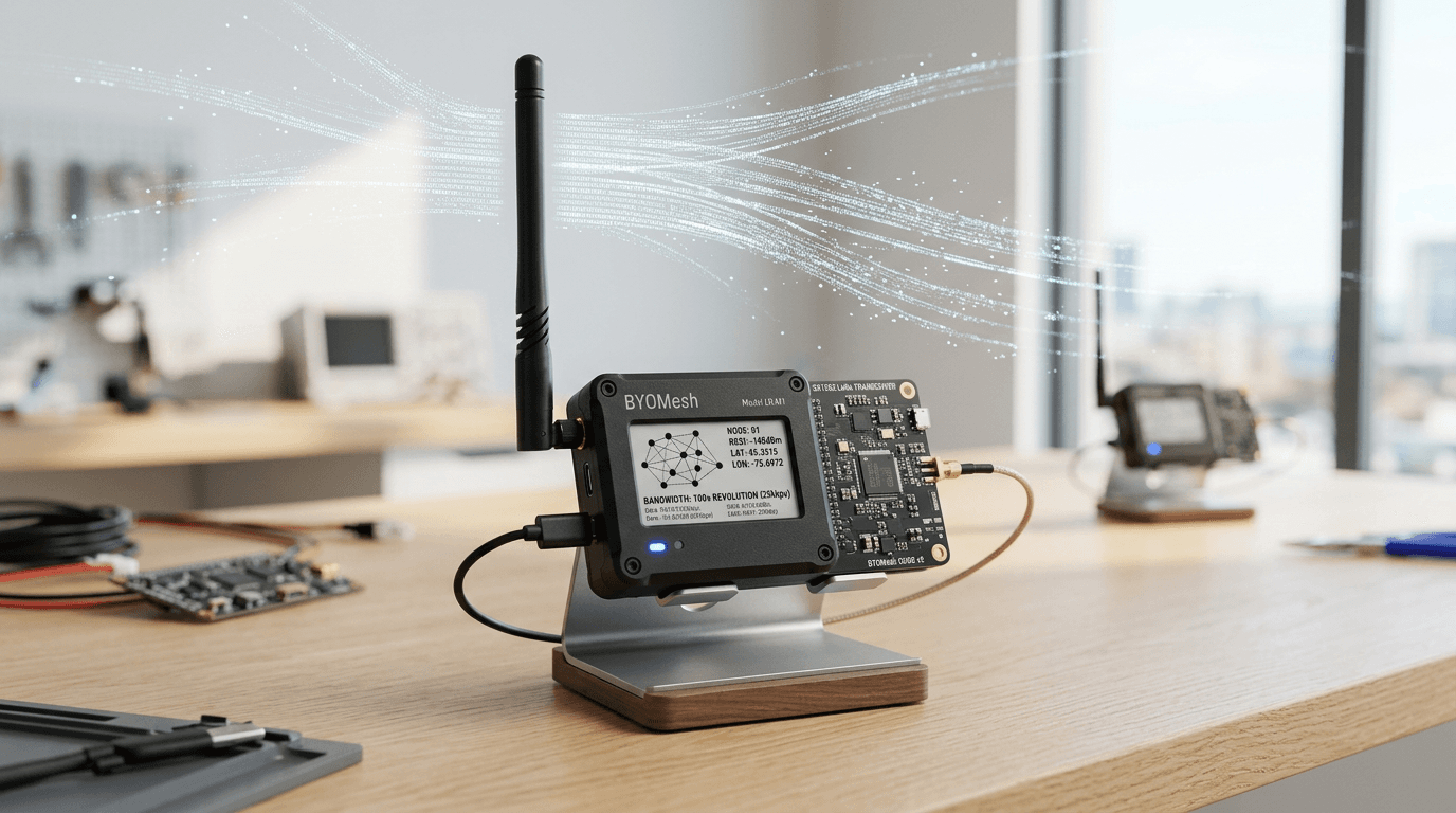 BYOMesh LoRa Mesh Radio: 100x Bandwidth Revolution