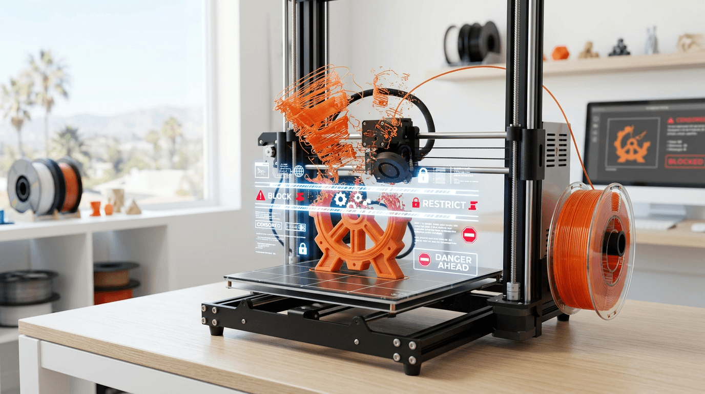 California's 3D Printing Censorship: Dangers Ahead