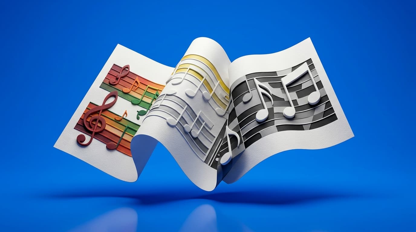 Convert Sheet Music to Grayscale: Save Ink, Read Better