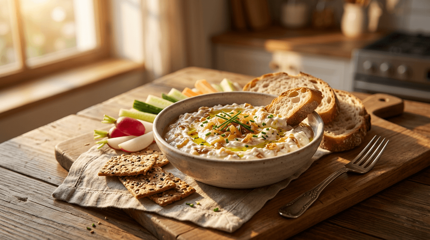 Cottage Cheese Caramelized Onion Dip Recipe & Tips