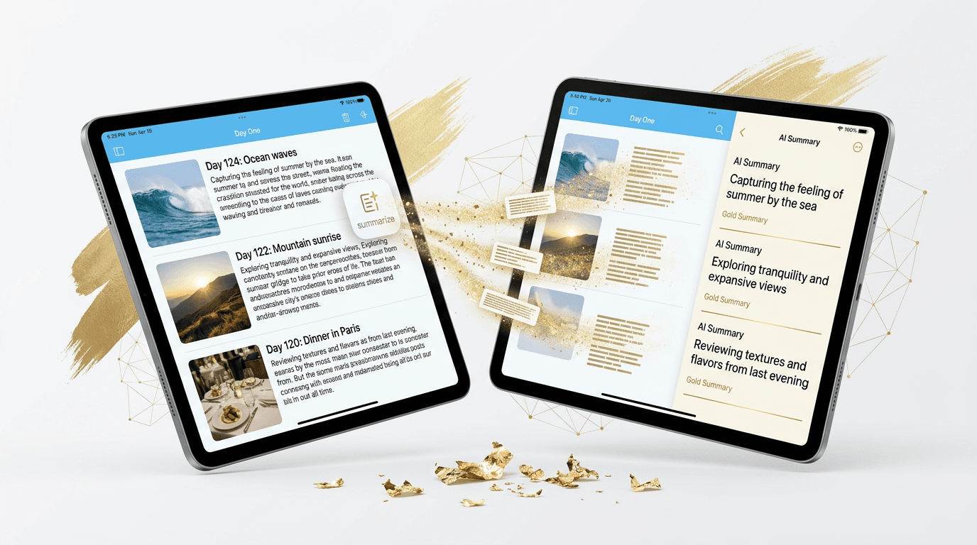 Day One App Launches Gold Plan with AI Summaries