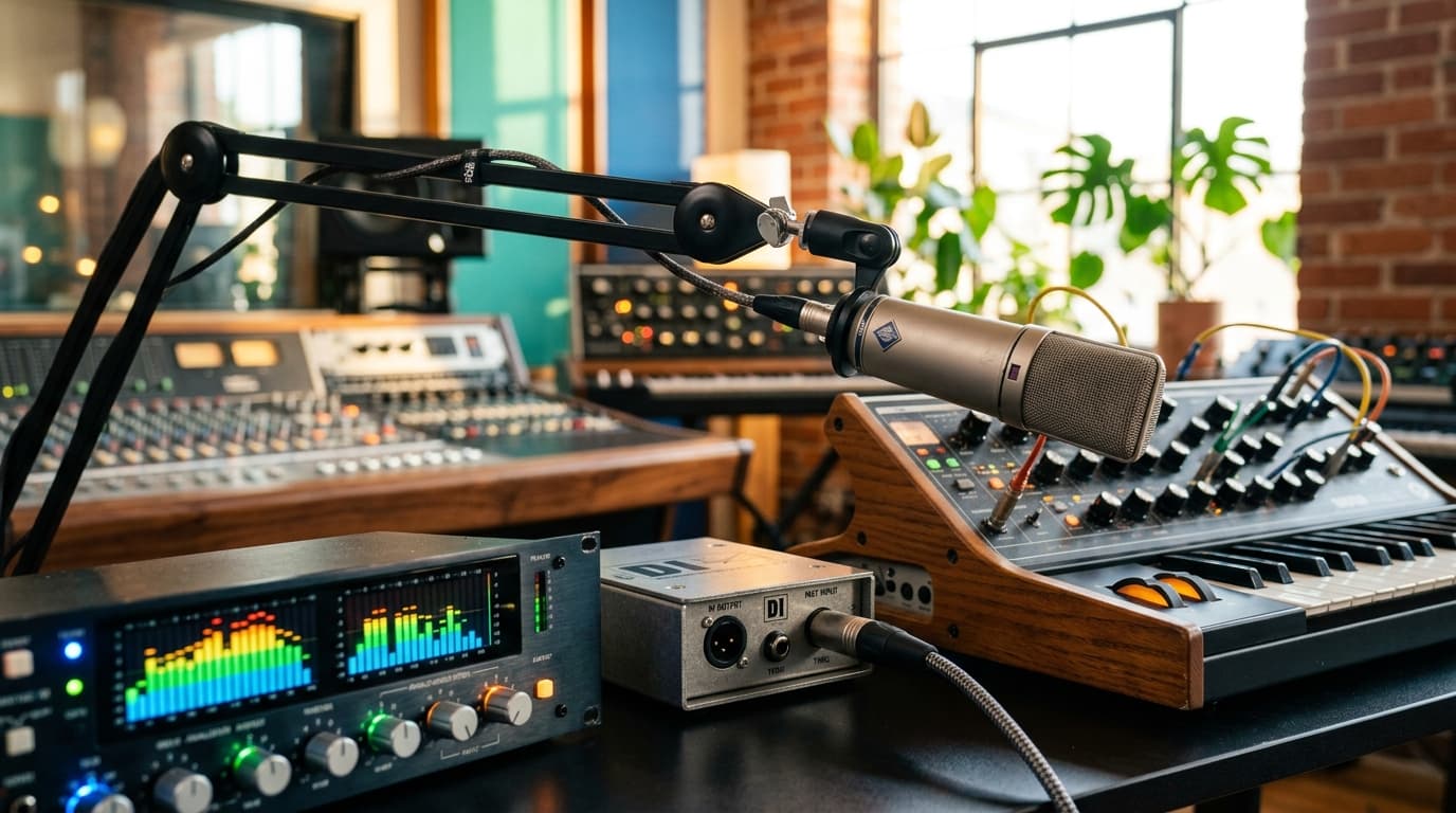 DI vs Mic Recording: When to Use Each Method and Why