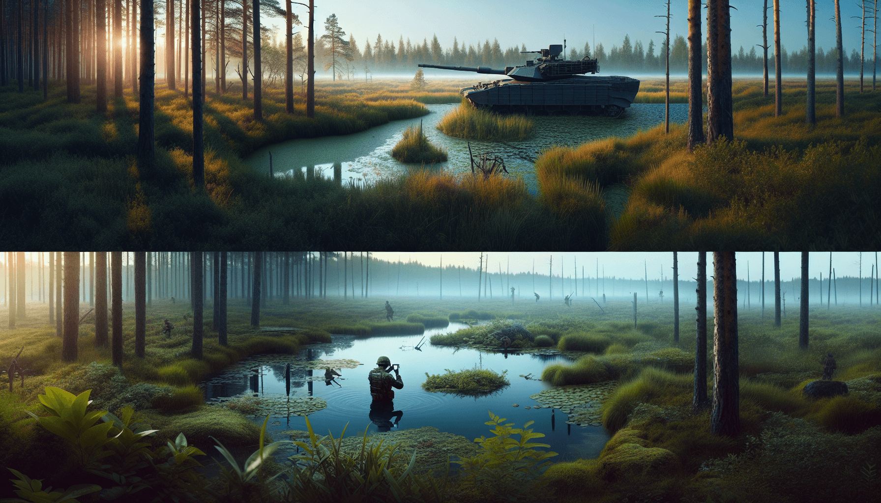 Eco-Defense: Wetlands vs. Tanks in Finland and Poland