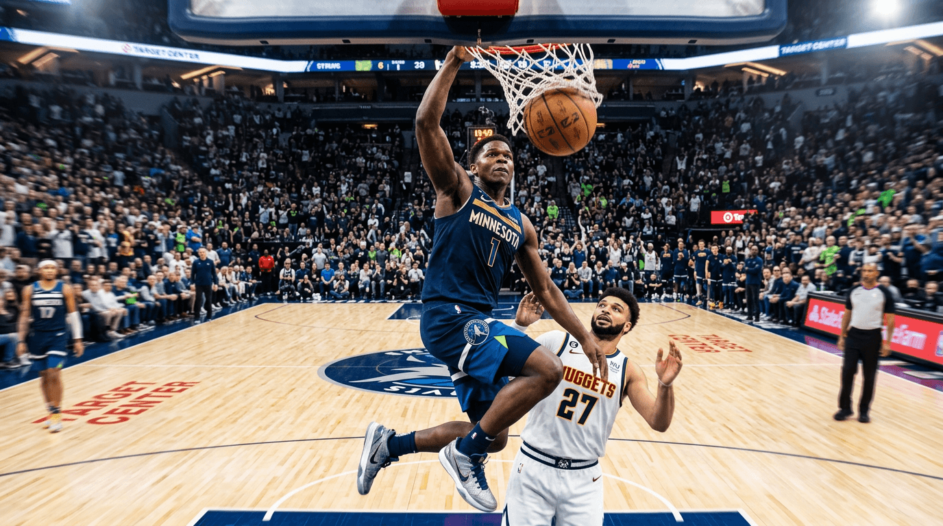 Edwards' Return Sparks Wolves in Game 1 Stunner