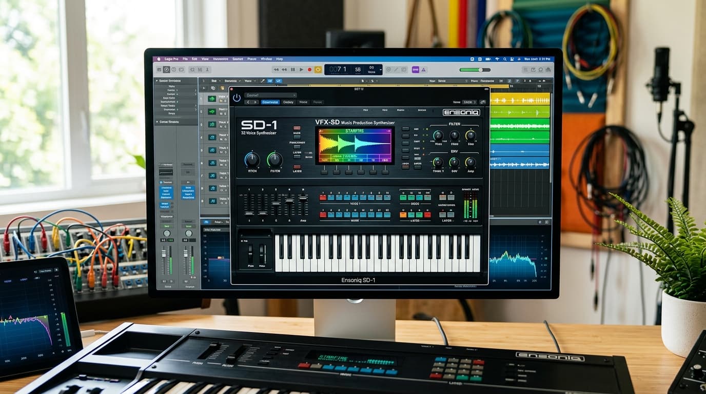 Ensoniq SD-1 32-Voice VST Emulation: Free Open Source