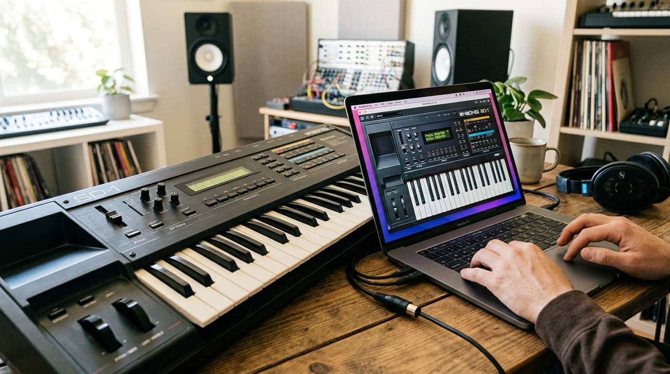Ensoniq SD-1 32-Voice VST Emulation: Free Open Source