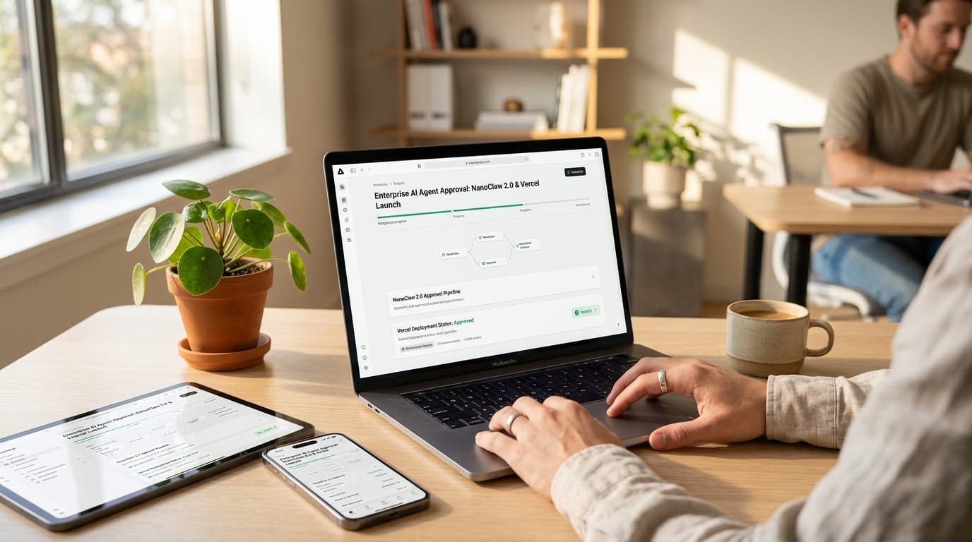 Enterprise AI Agent Approval: NanoClaw 2.0 & Vercel Launch