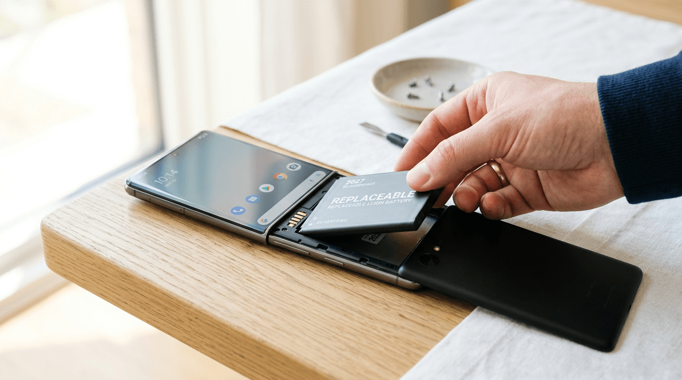 EU Mandates Replaceable Batteries in Phones by 2027