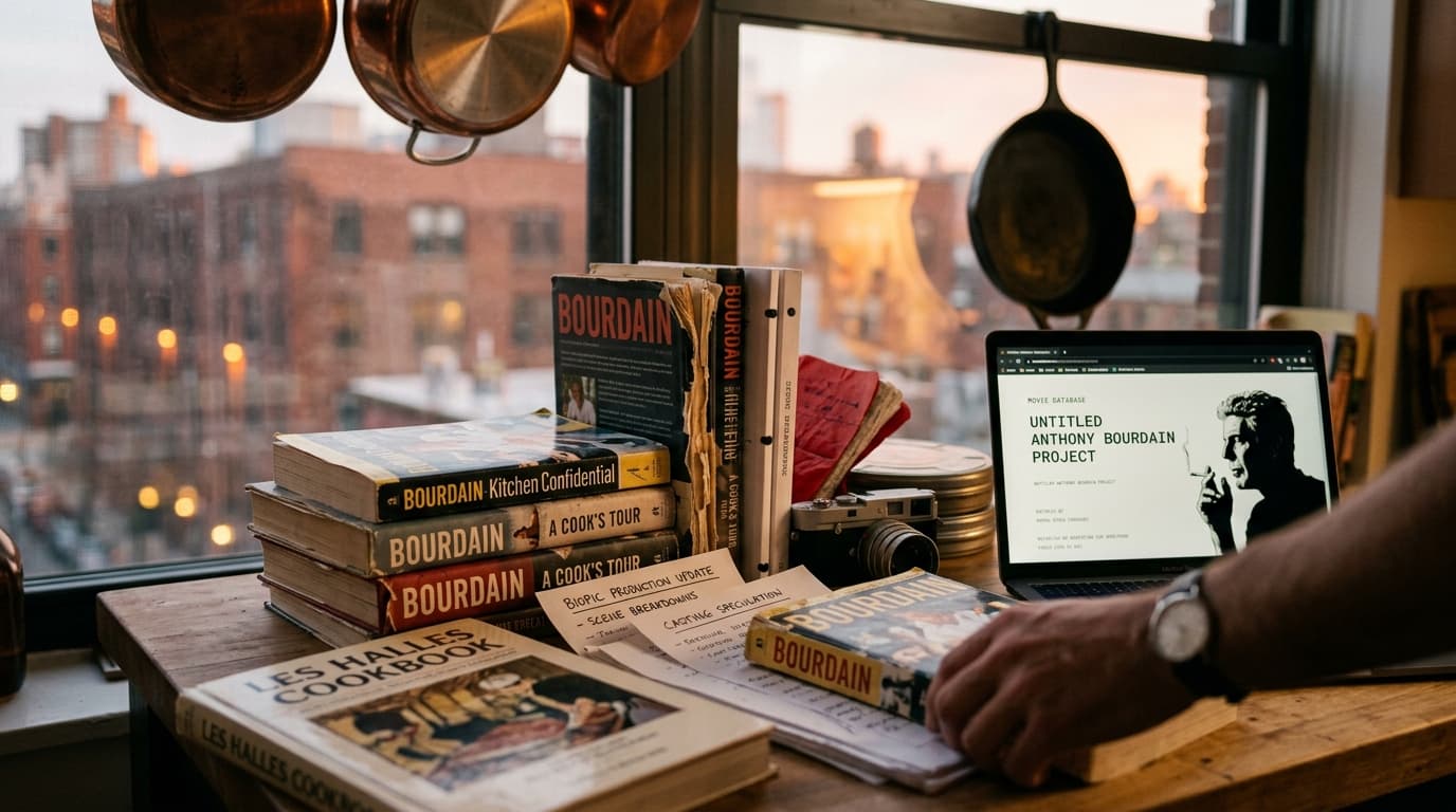 Everything We Know About the Bourdain Biopic So Far