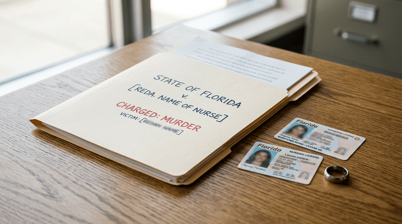 Florida Nurse Charged With Murder of Married Girlfriend