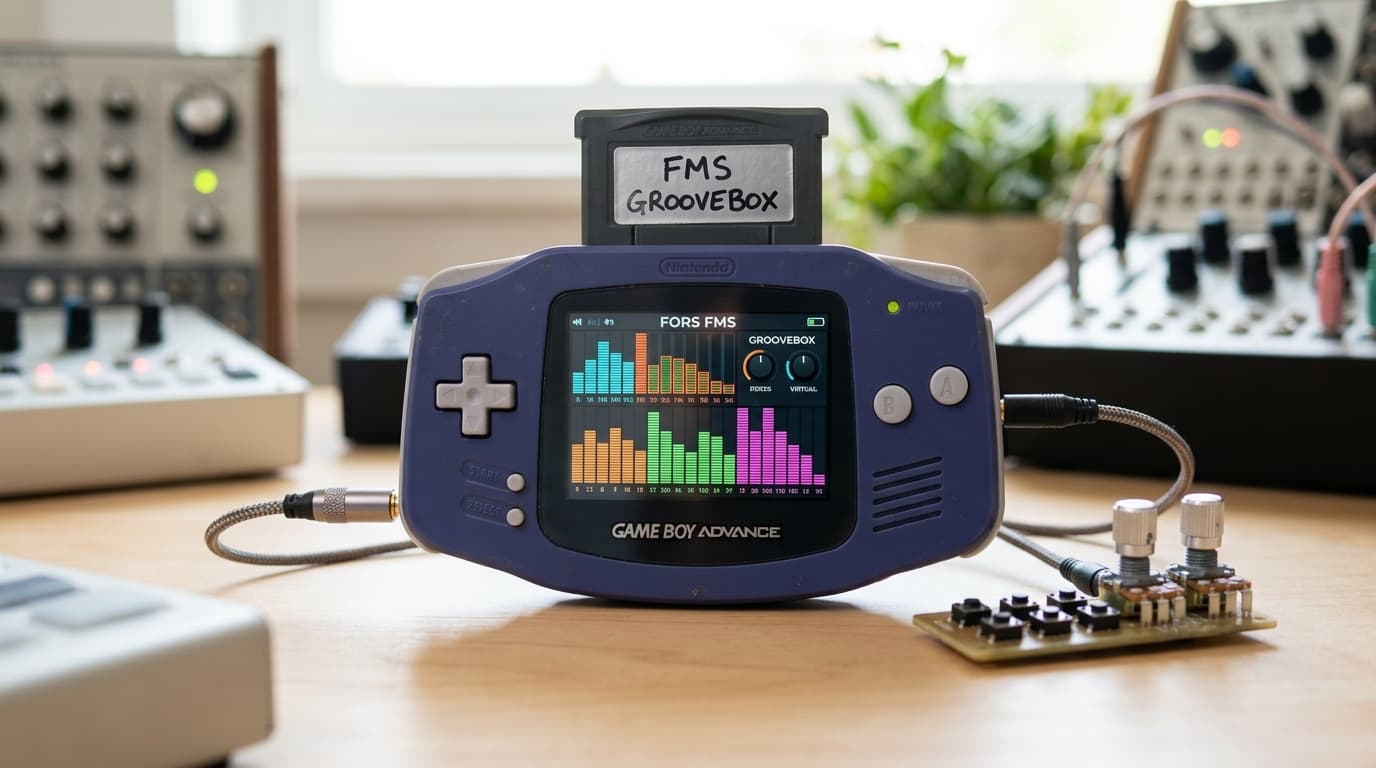 Fors FMS Turns Game Boy Advance into FM Groovebox for $10