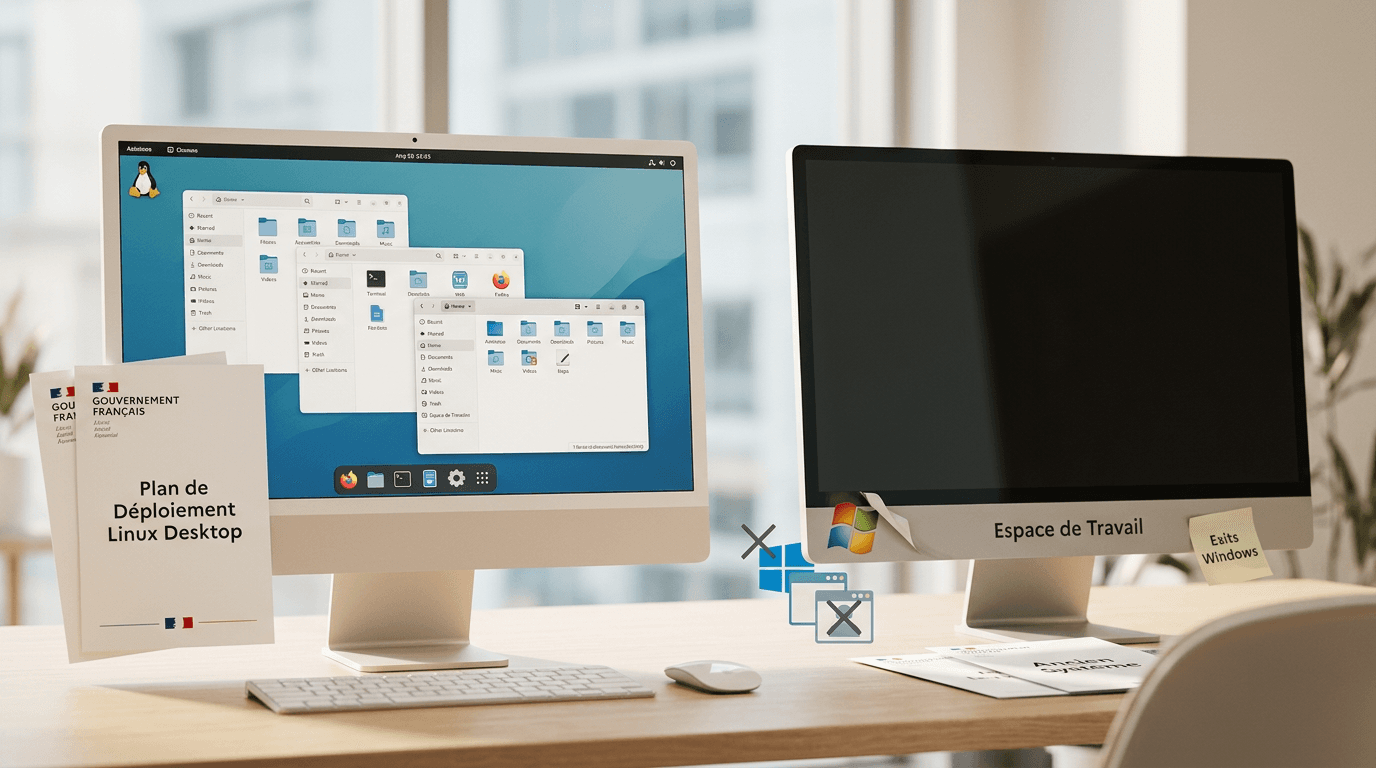 France Launches Government Linux Desktop Plan, Exits Windows