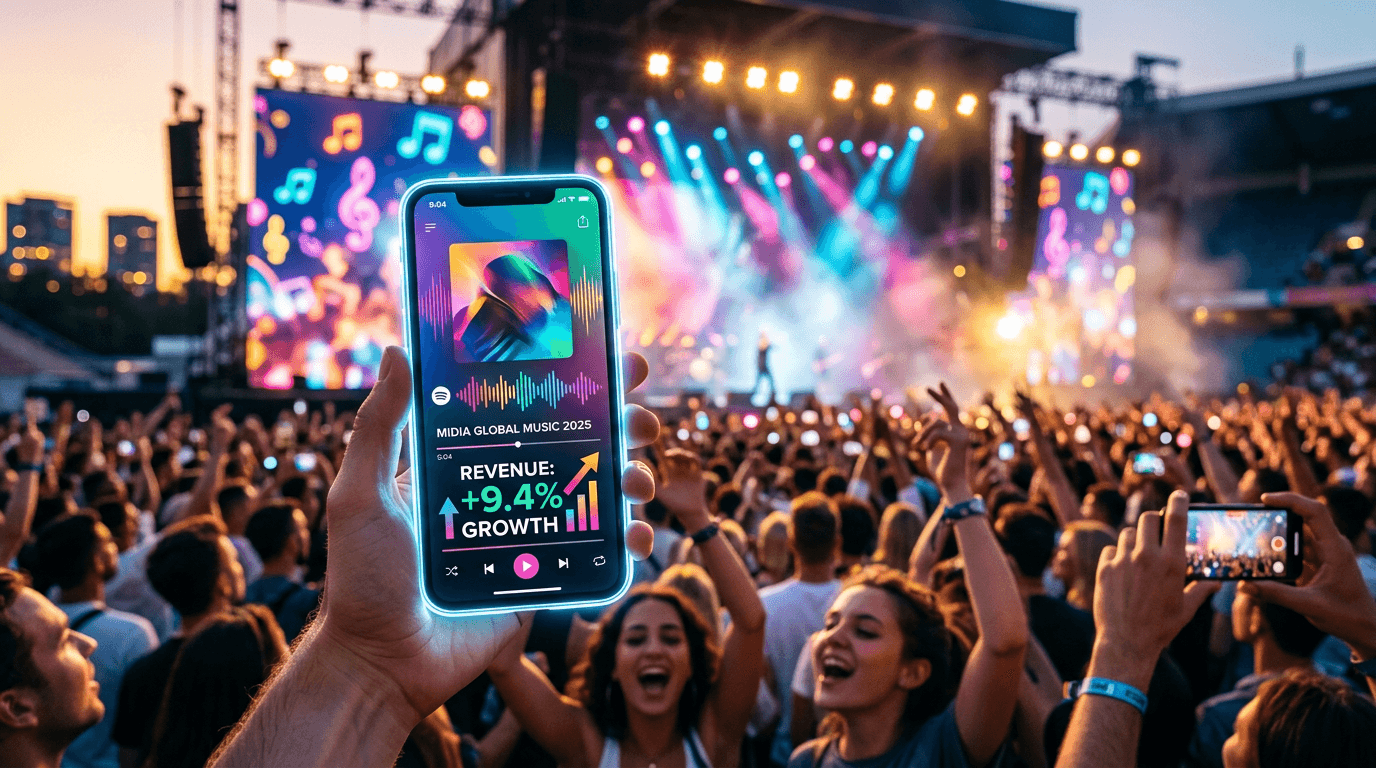 Global Music Revenue Grew 9.4% in 2025: MIDiA Report