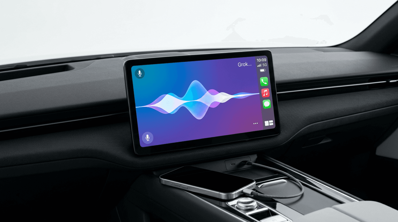 Grok Voice Mode Coming to Apple CarPlay Soon