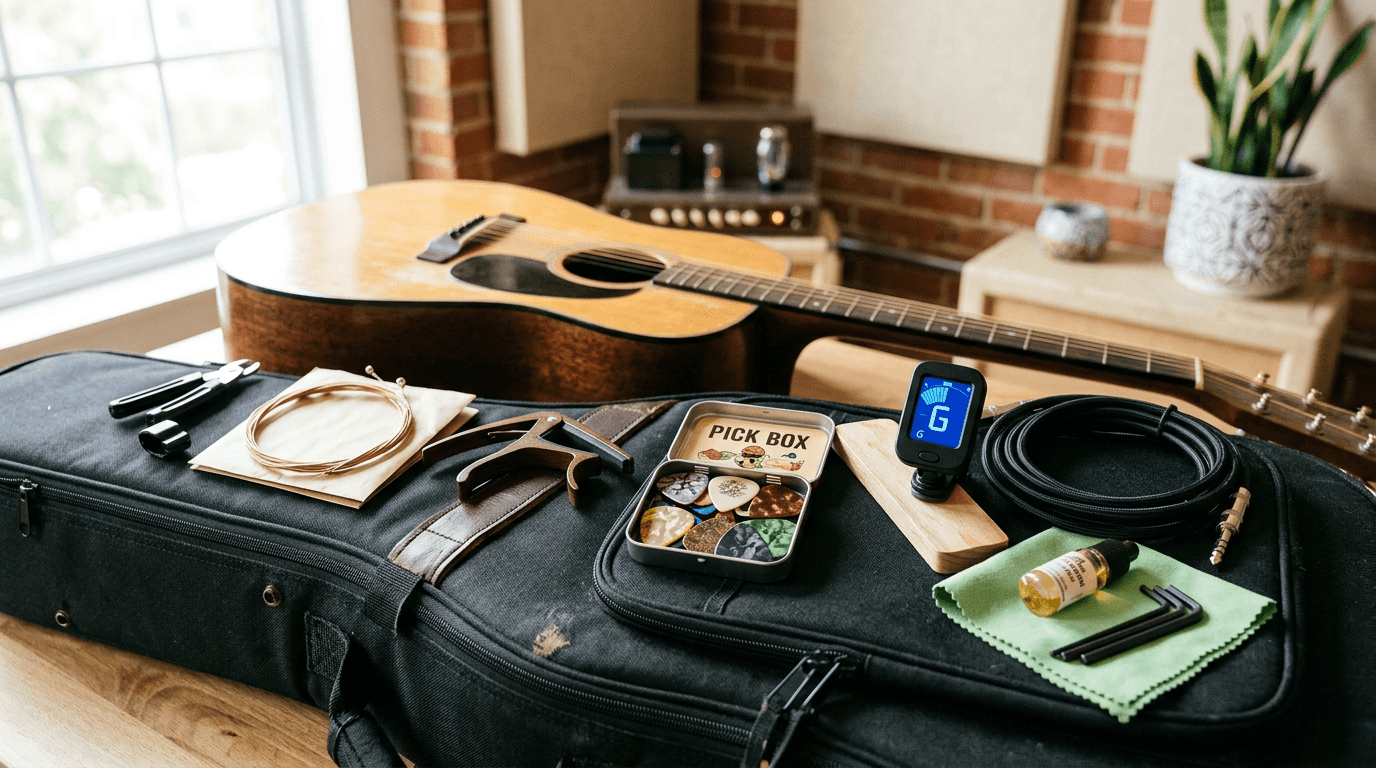 Guitar Gig Bag Essentials: 5 Must-Have Items