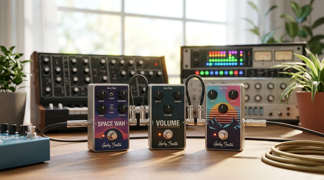 Harley Benton Space Wah & Volume: 3 New Pedals Compared