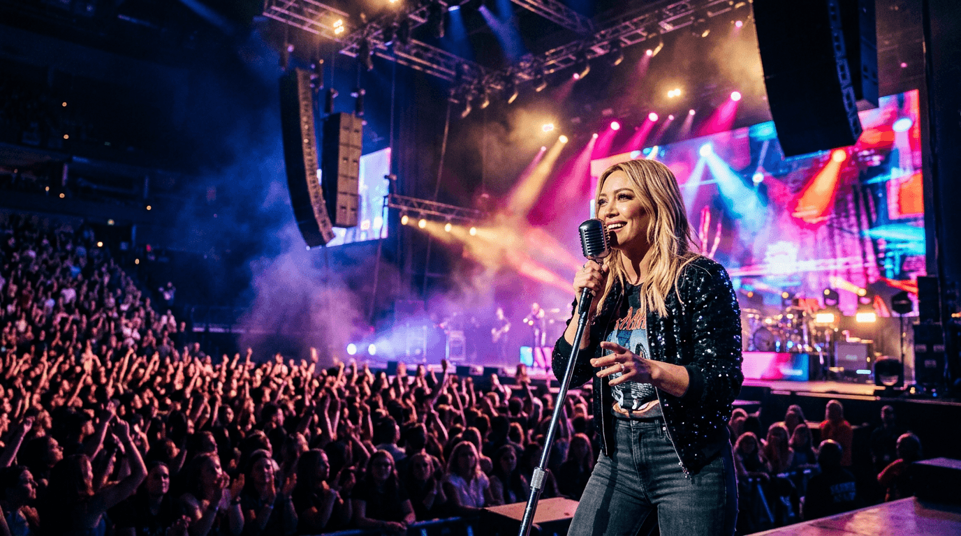 Hilary Duff on Being a Public Person Since Age 10