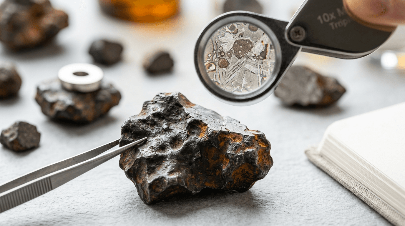 How to Identify and Observe Meteorite Features at Home