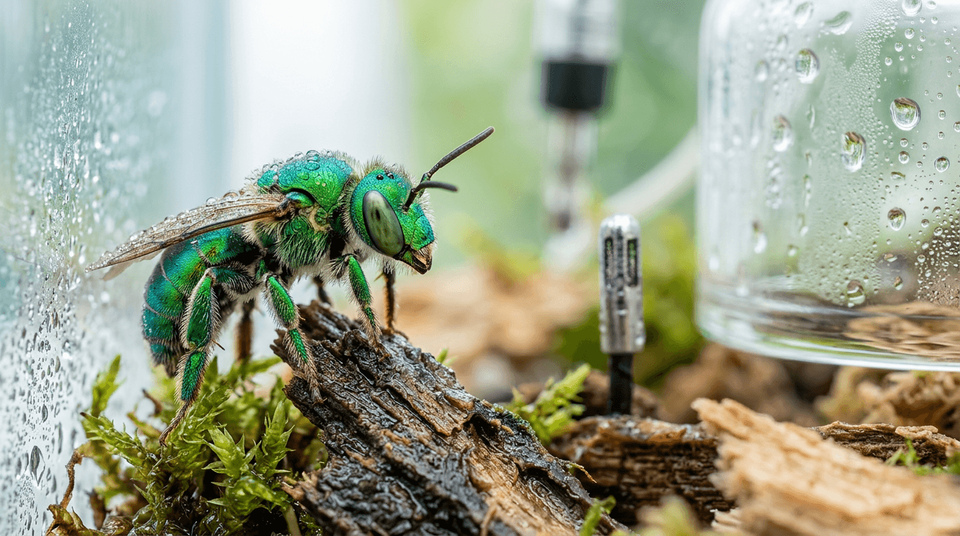 Humidity Makes These Bees Turn Green: Color-Changing Insects