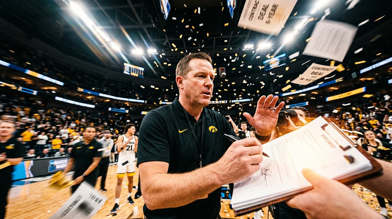 Iowa's Ben McCollum Finalizing 6-Year Deal After Elite Eight