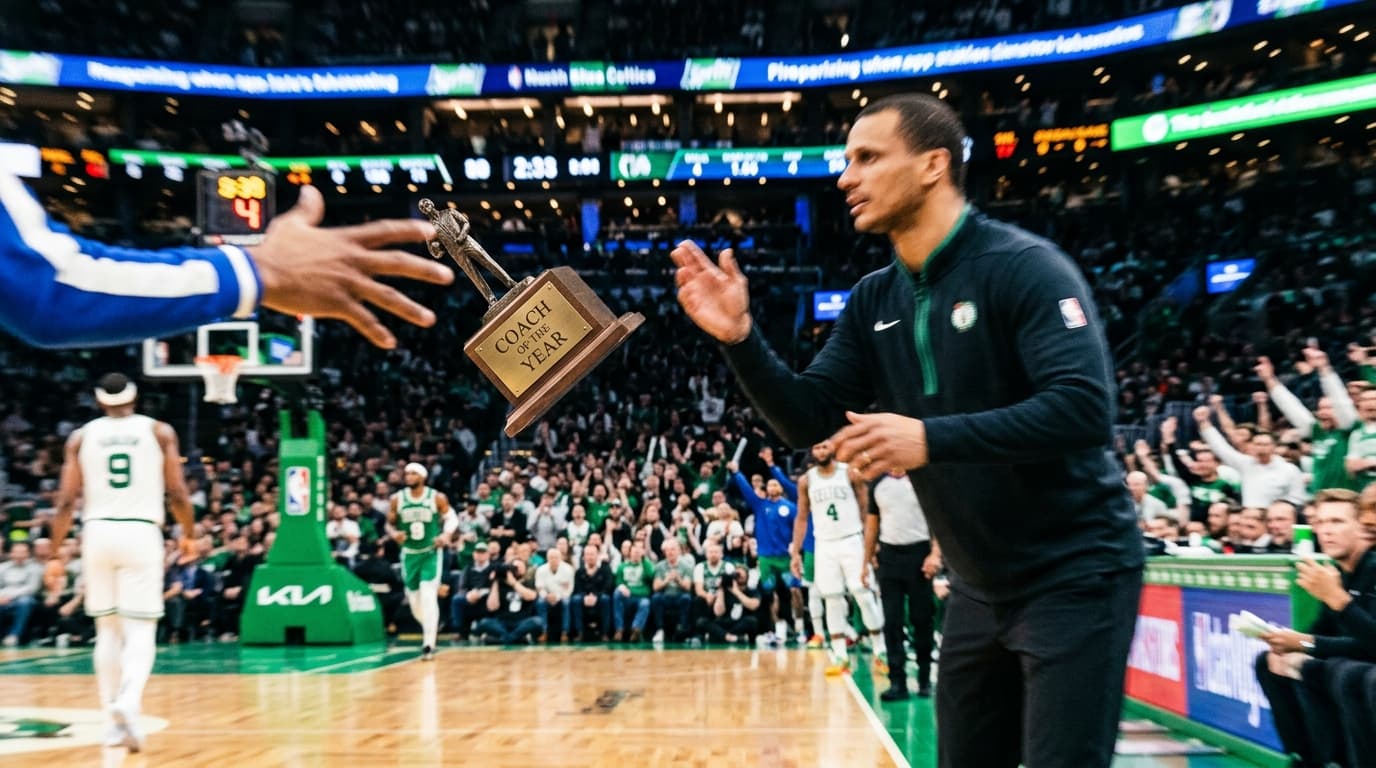 Joe Mazzulla Calls Coach of the Year Award 'Stupid'