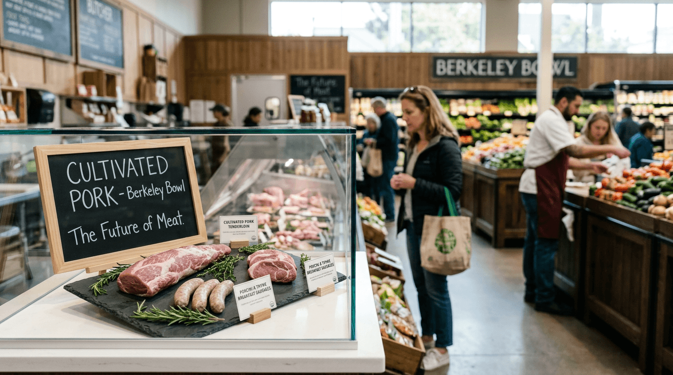 Lab-Grown Pork at Berkeley Bowl: Bay Area's Meat Future