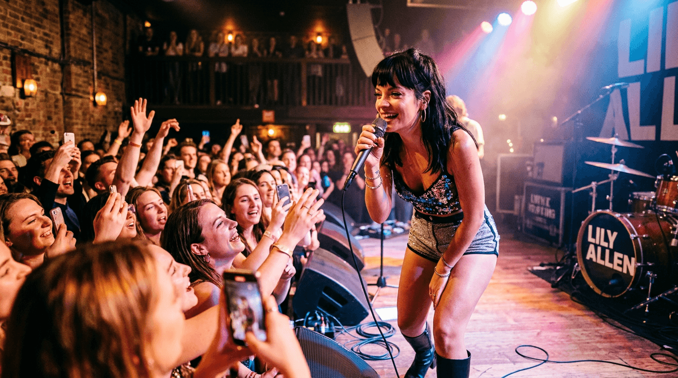 Lily Allen's Intimate Pop Tour: Small Venues, Big Impact