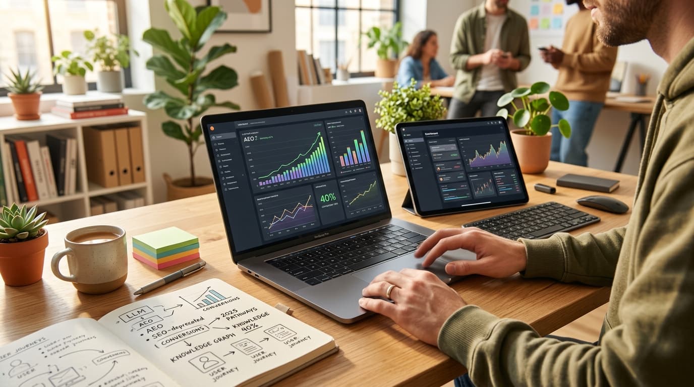 LLM Traffic Converts at 40%: Why AEO Beats SEO in 2025