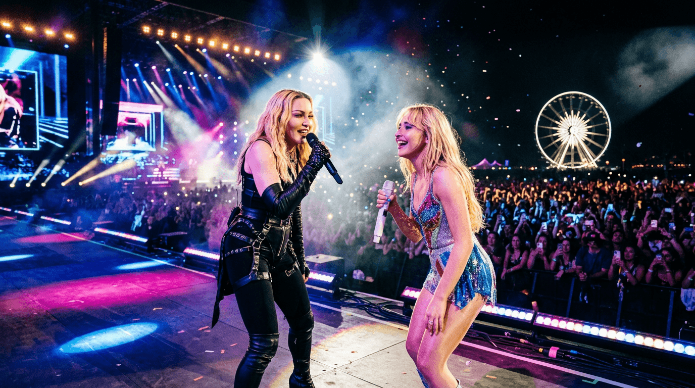 Madonna & Sabrina Carpenter Make Coachella History Together