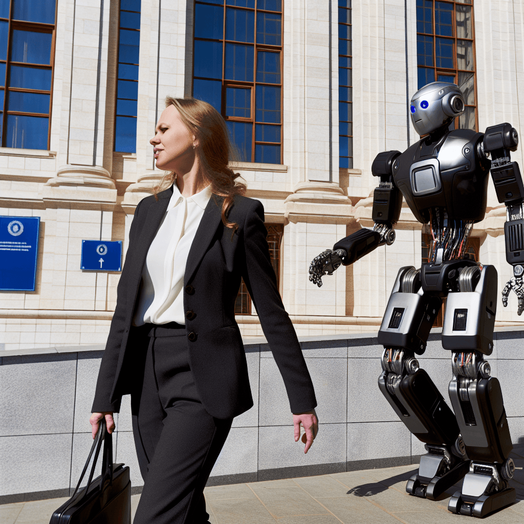 Melania Trump Escorted by Humanoid Robot at White House