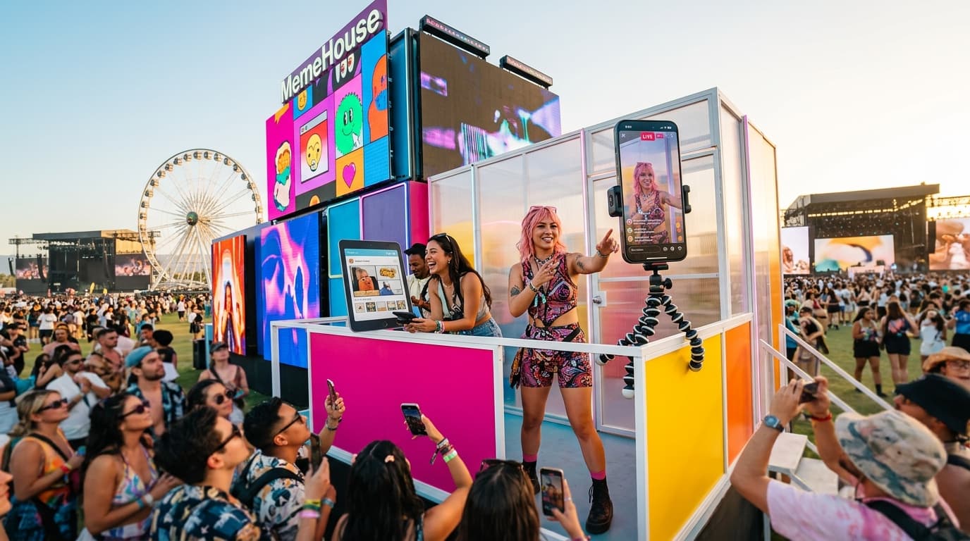 MemeHouse Brings Creator Culture to Coachella 2025