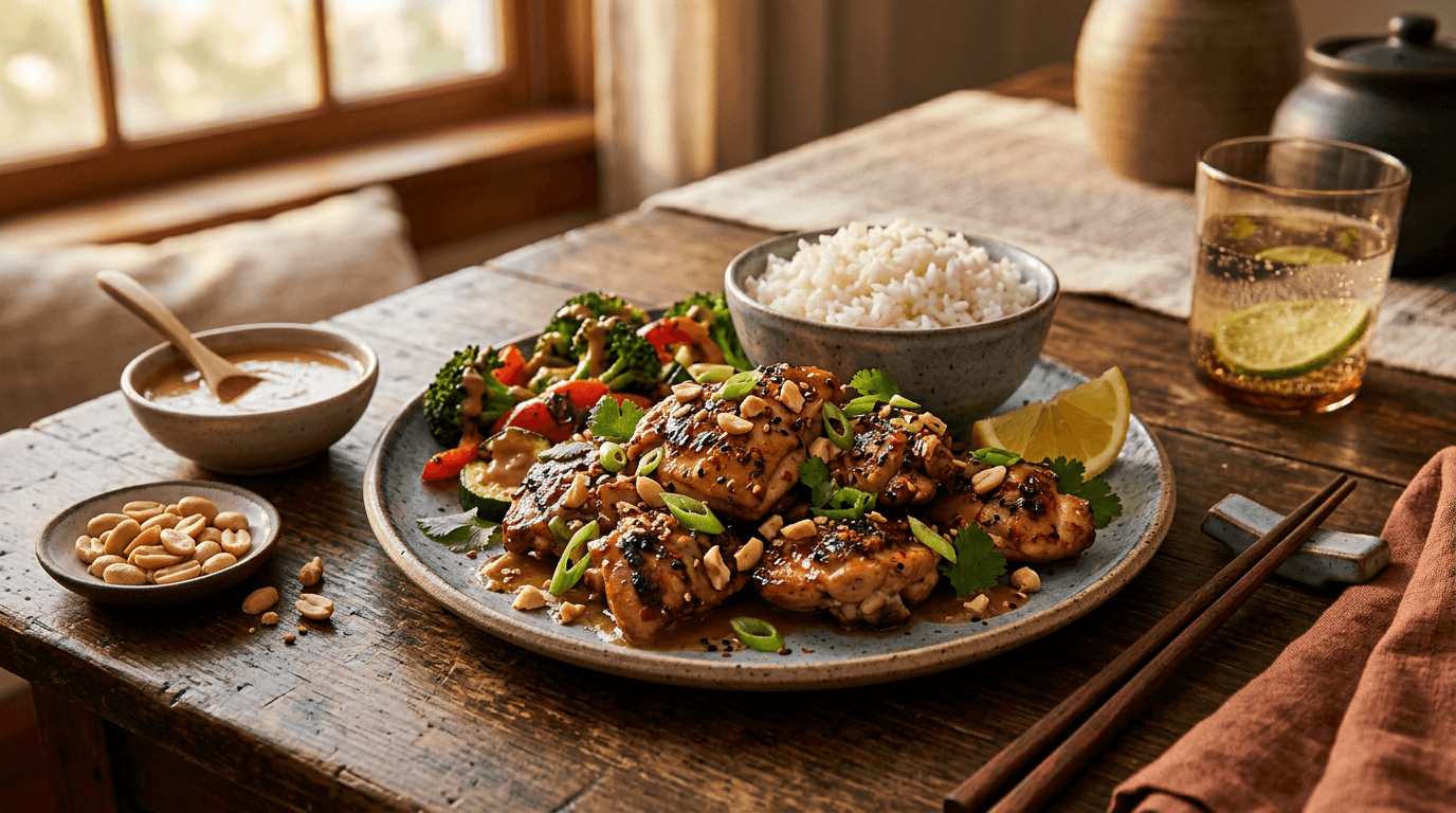 Miso-Peanut Hibachi Chicken: The Ultimate Flavor Fusion