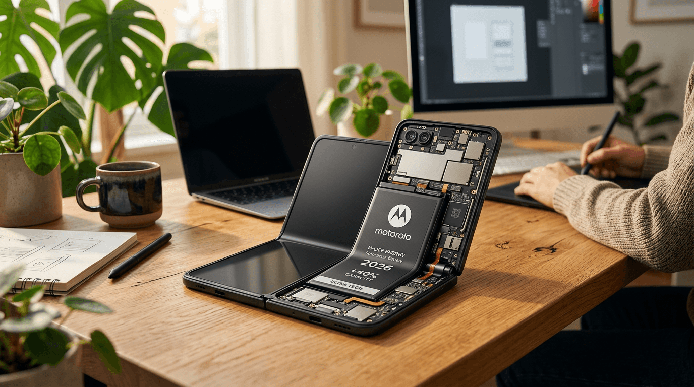 Motorola Razr Ultra 2026: New Battery Tech Beats Apple
