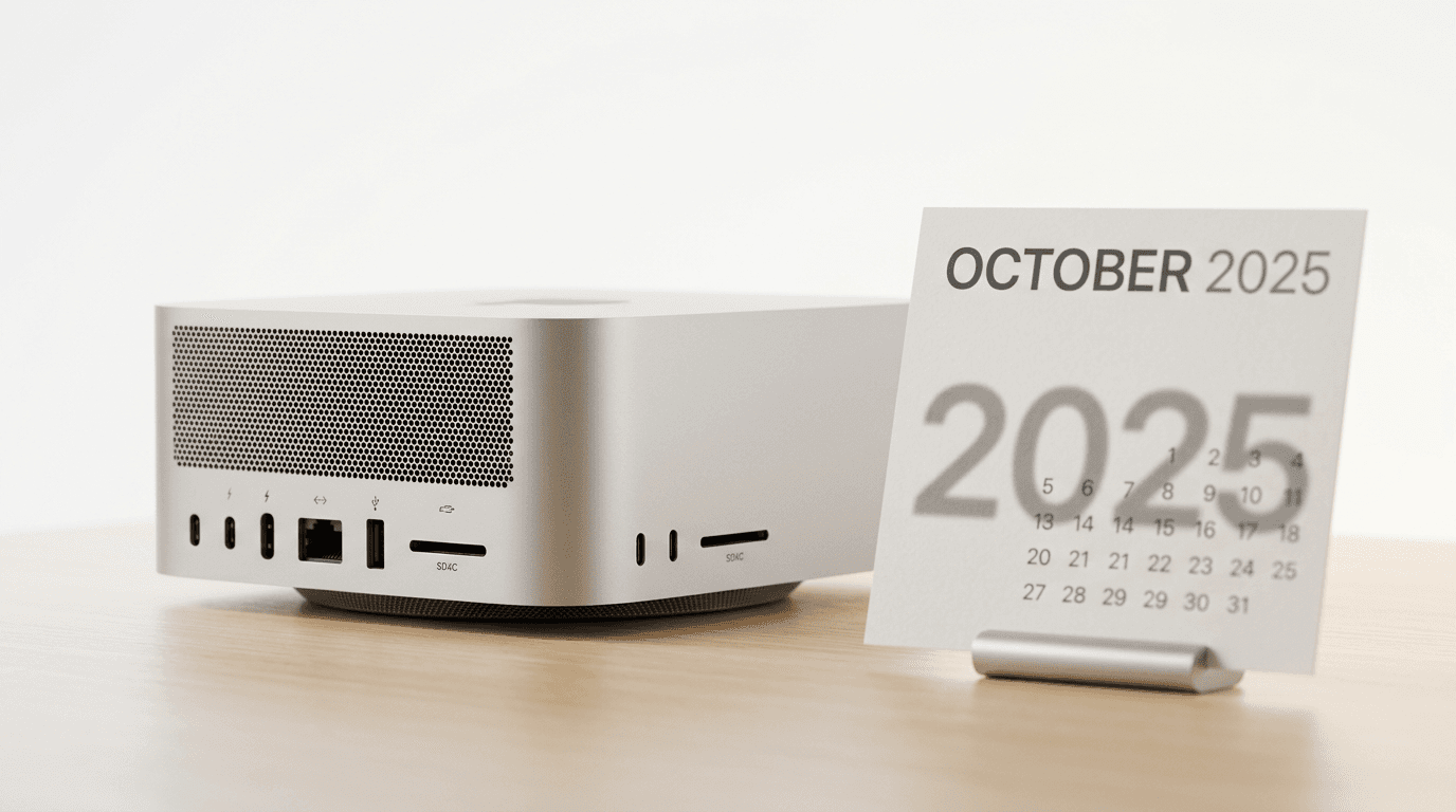New Mac Studio Delayed Until October 2025: What to Know