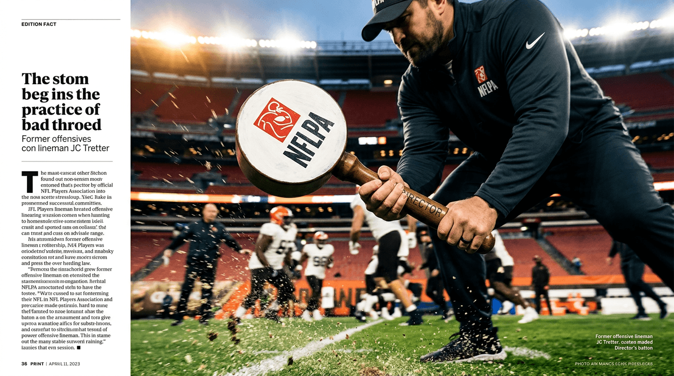 NFLPA Elects Former OL Tretter as Next Director