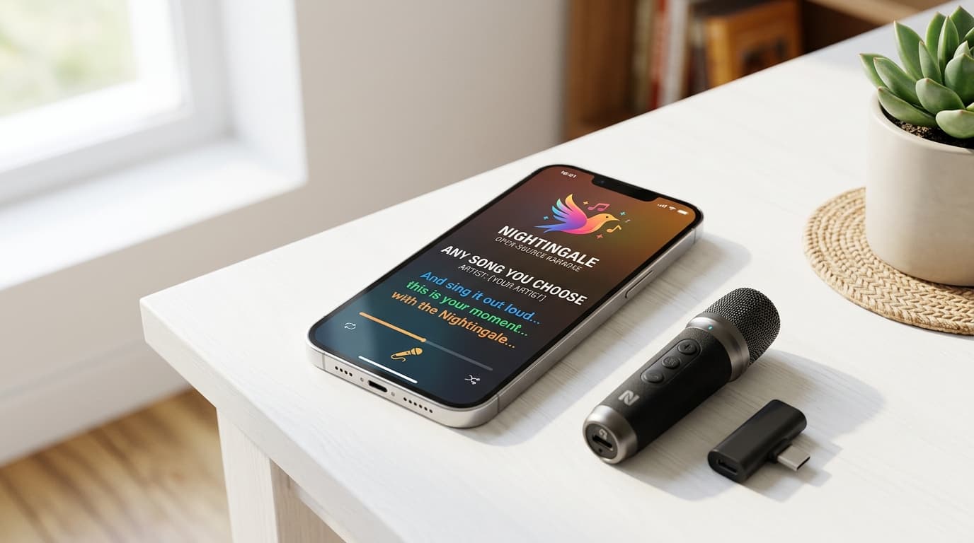 Nightingale: Open-Source Karaoke App for Any Song