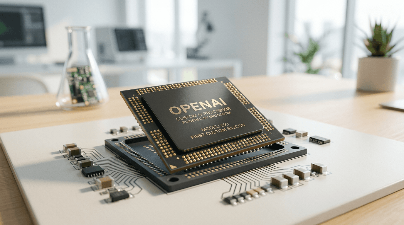 OpenAI Unveils First Custom Chip Built by Broadcom