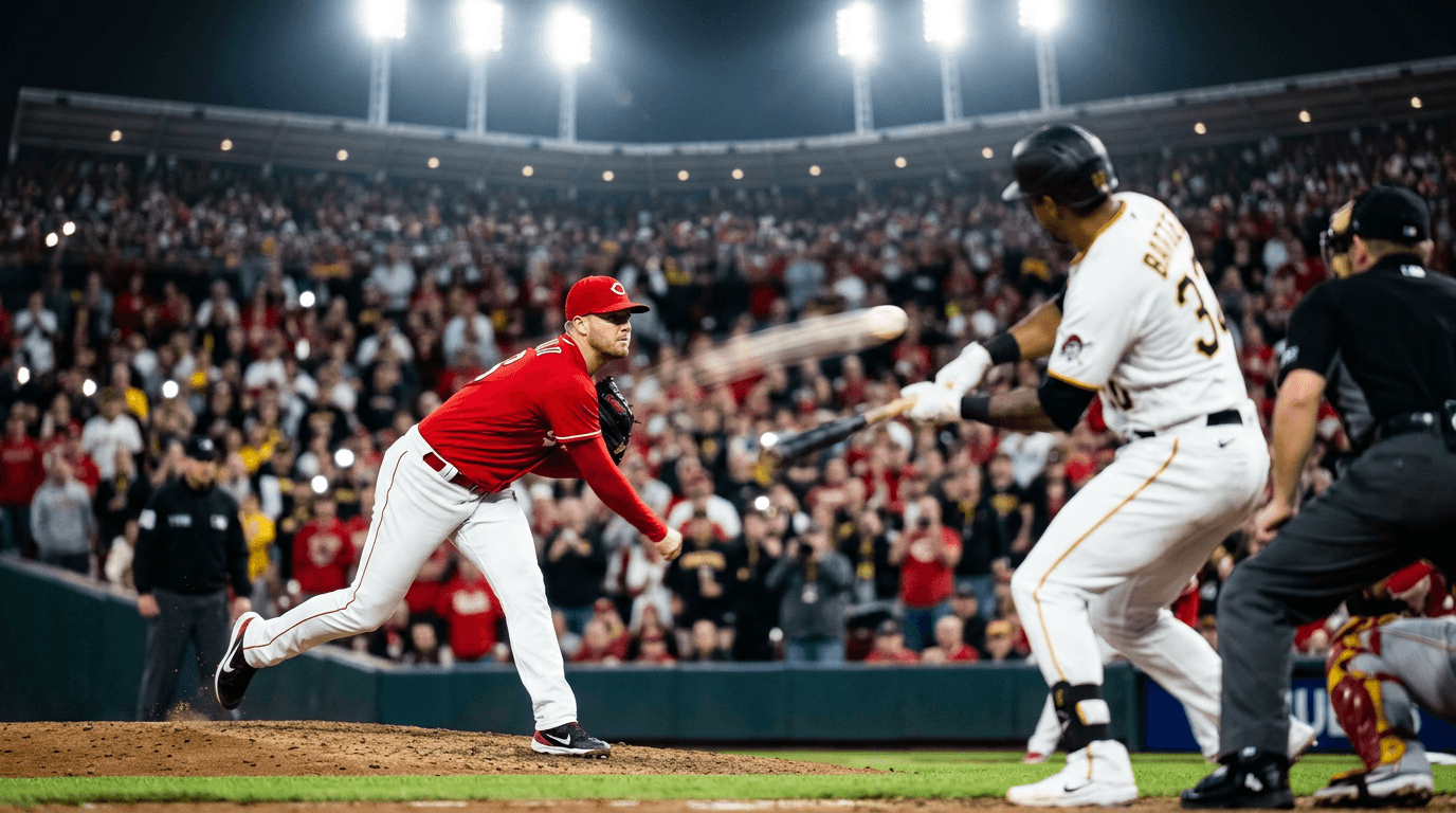 Reds Pitchers Walk Seven Straight Pirates, Tie MLB Record