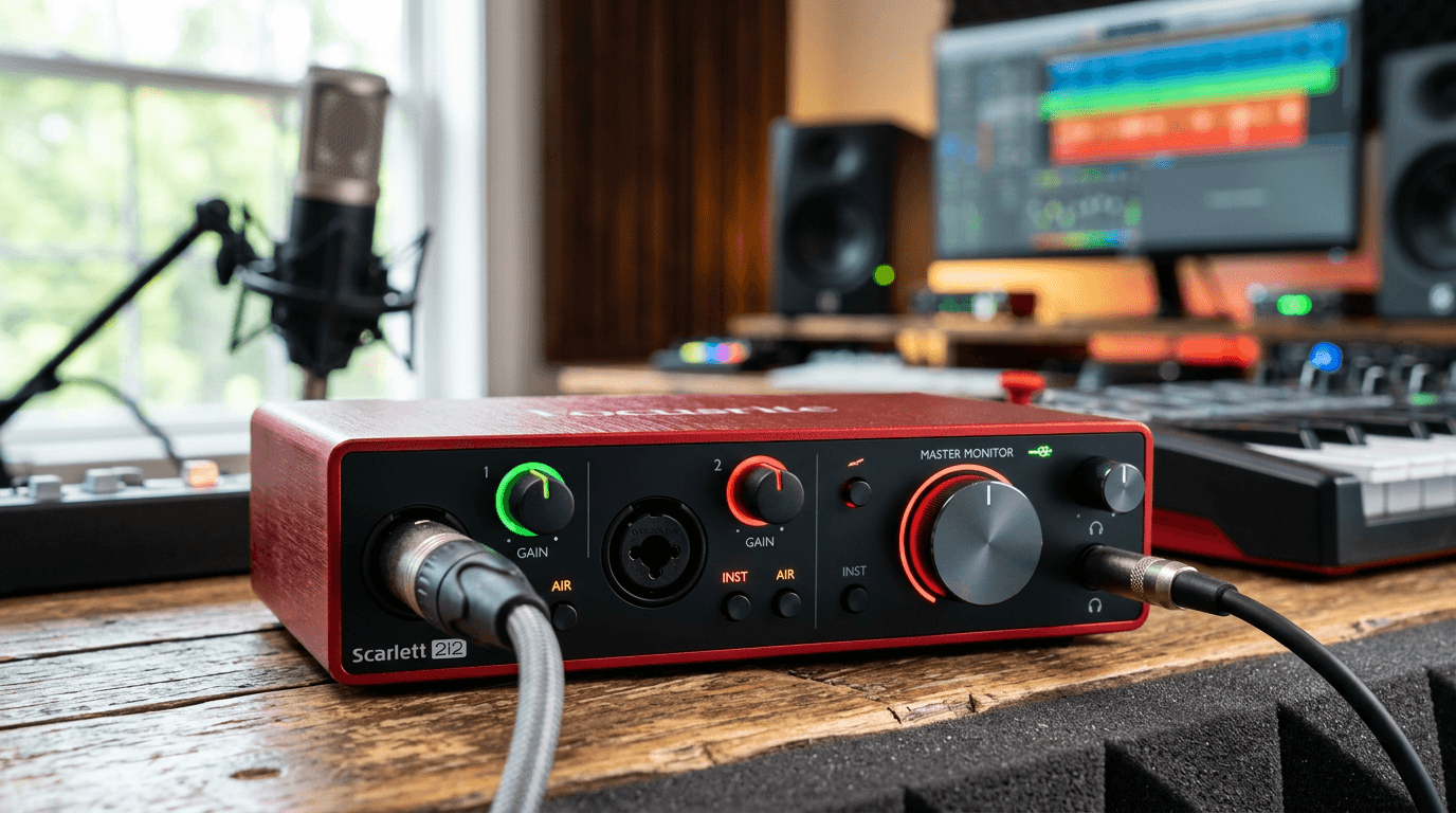 Revolutionize Your Sound with the Focusrite Scarlett 2i2 Audio Interface